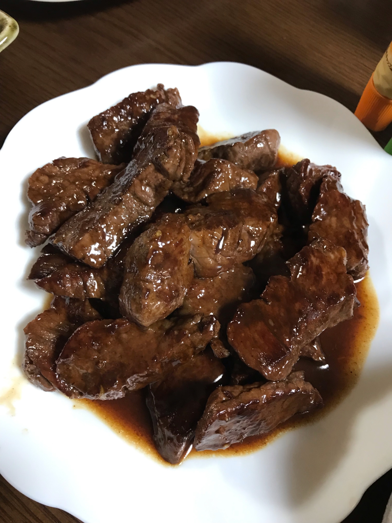 牛ランプ肉の韓国風焼肉♩