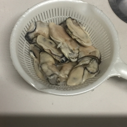 牡蠣のむき身　解凍方法
