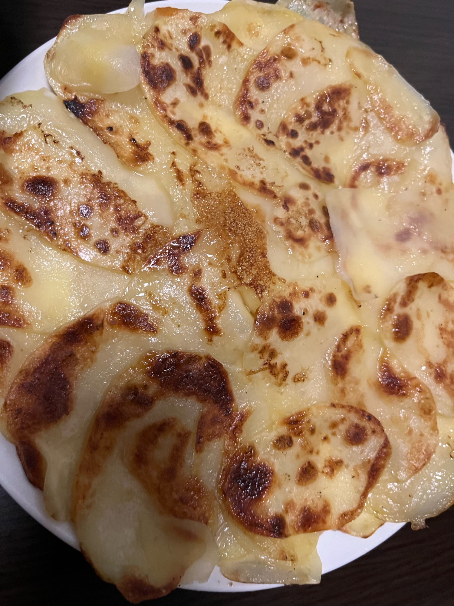 スライスじゃがいものチーズはさみ焼き