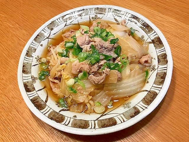 さっぱり豚白菜蒸し煮