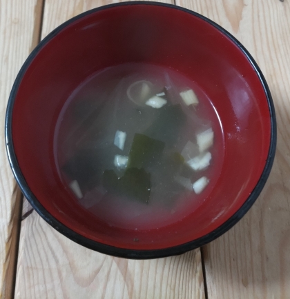 ◆超簡単 お鍋無しで すぐできる わかめスープ