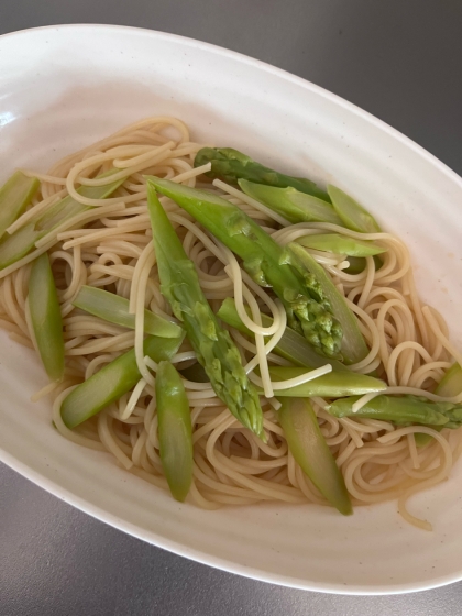 アスパラ菜のバター醤油パスタ☆さっと手軽に