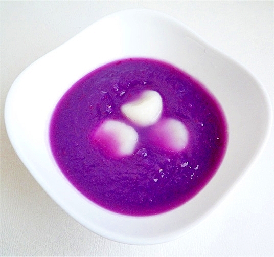 紫芋お汁粉