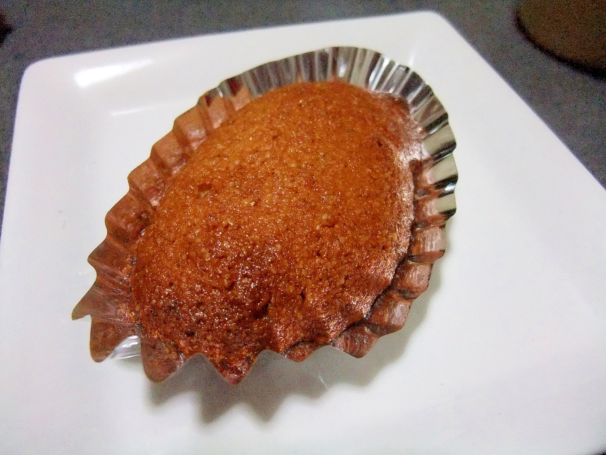 バターなし オリーブオイルでごまフィナンシェ