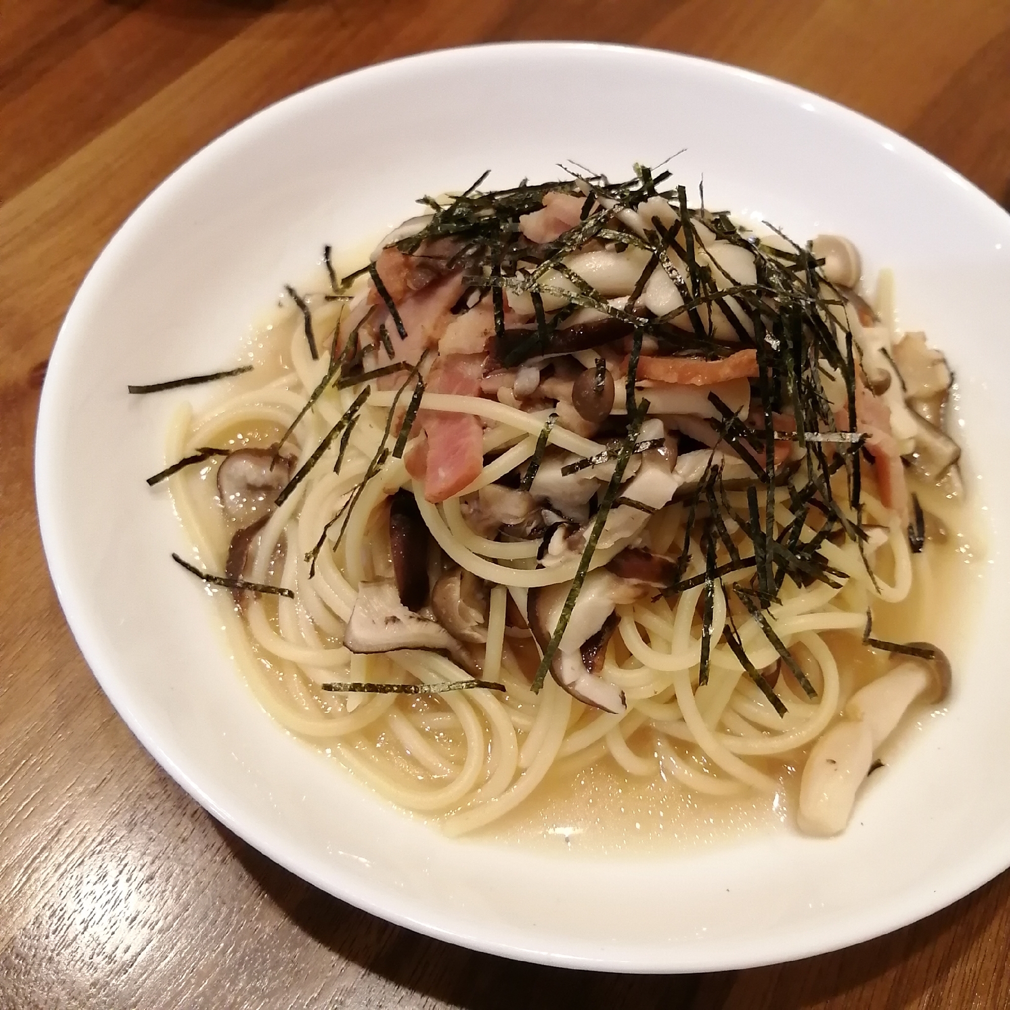 超簡単！きのこたっぷり♪和風パスタ