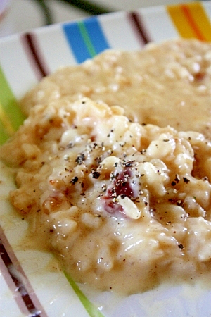 スープの素 残りご飯で簡単 ベーコンのリゾット レシピ 作り方 By ペコ4672 楽天レシピ スープの素 残りご飯で簡単 ベーコンのリゾット レシピ 作り方 By ペコ4672 楽天レシピ