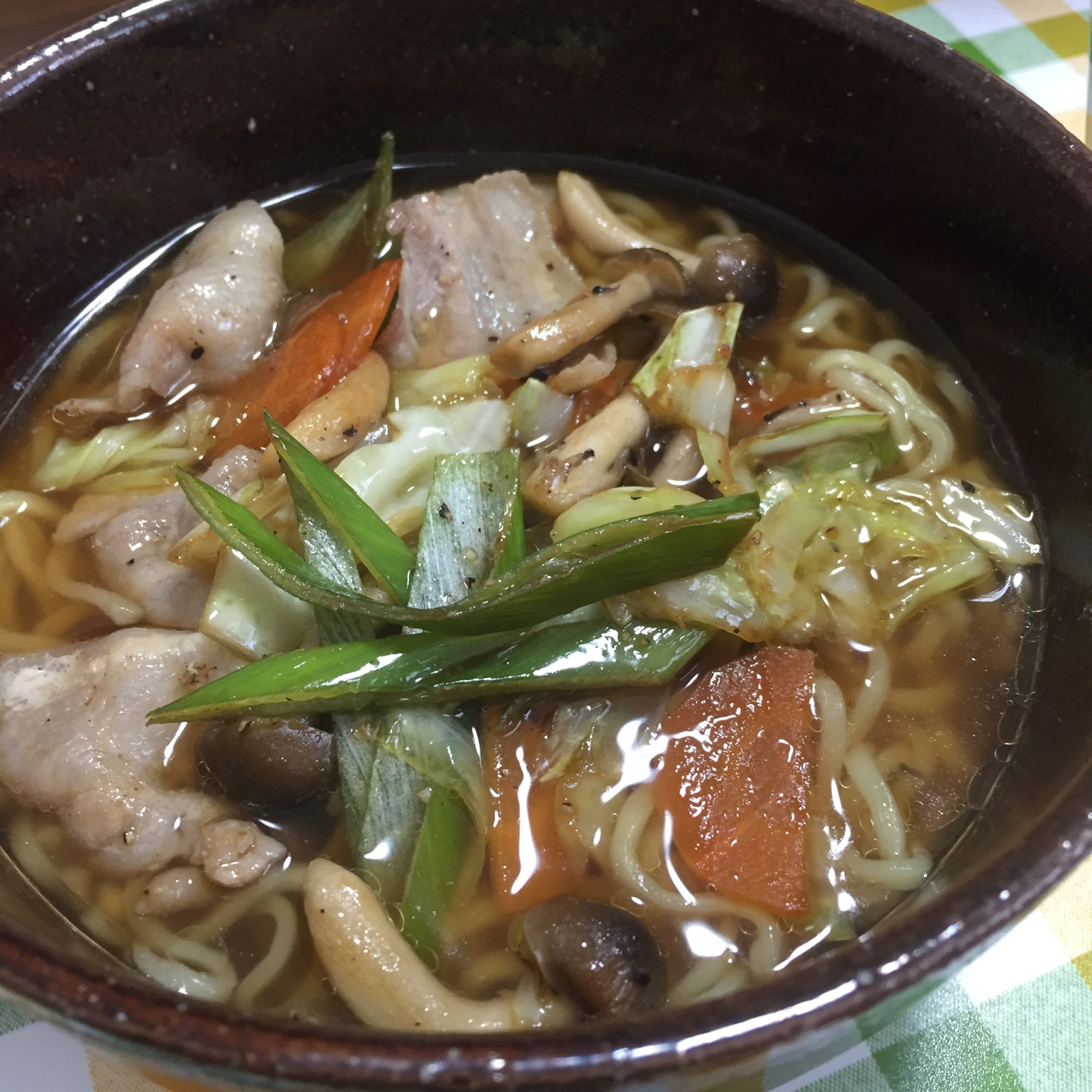 野菜たっぷり！ラーメン♫