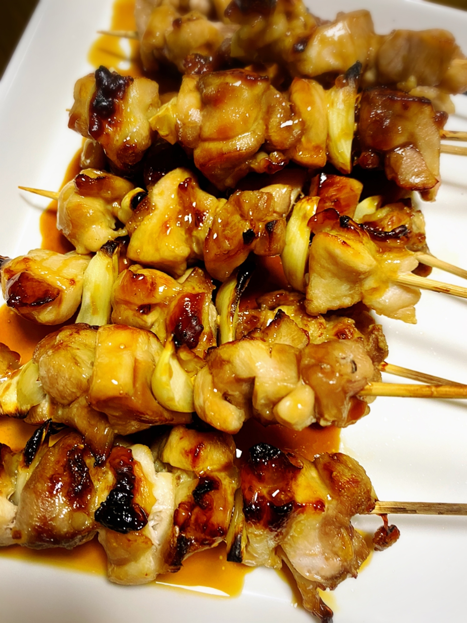 魚焼きグリルで 鶏ももニンニク串 レシピ 作り方 By Asiantree 楽天レシピ