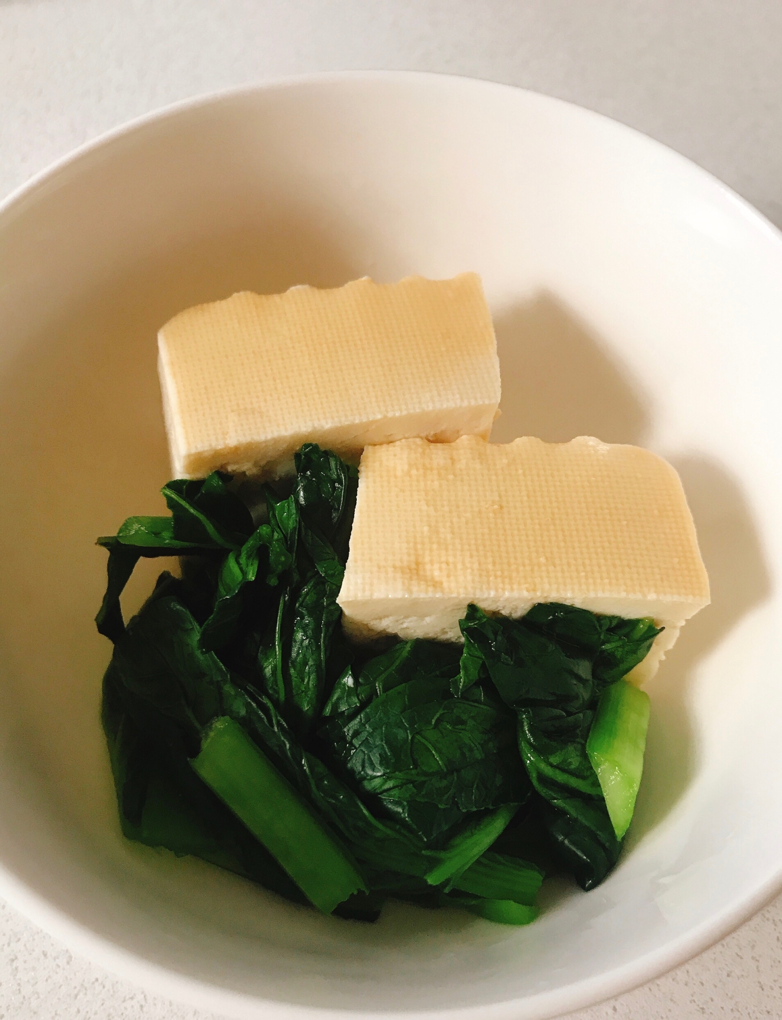 豆腐と小松菜のさっと煮