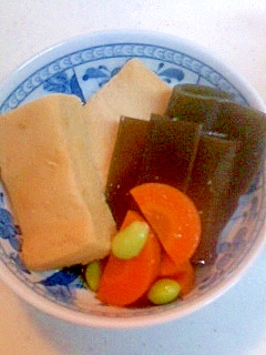高野豆腐の昆布煮