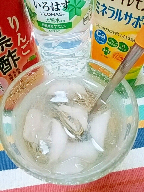 アイス☆アロエ＆レモン水♪