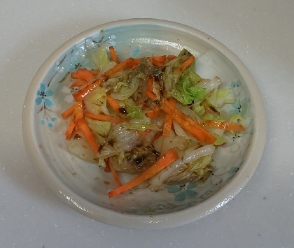 夢さん☺️お昼に、白菜の海苔佃煮和え、簡単にできてとてもおいしかったです☘️白菜、たくさんあり使えて嬉しいです♥️今日はまた雪がちらついて寒いです(;_・)