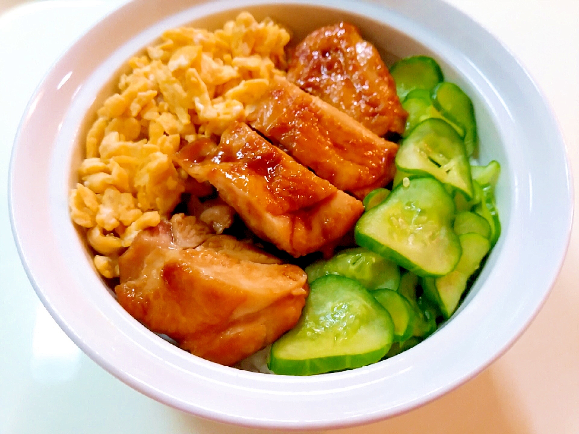 照り焼きチキン丼 暑かったから室温上がらないように はるはるの子供アスリート栄養満点ごはん Powered By ライブドアブログ