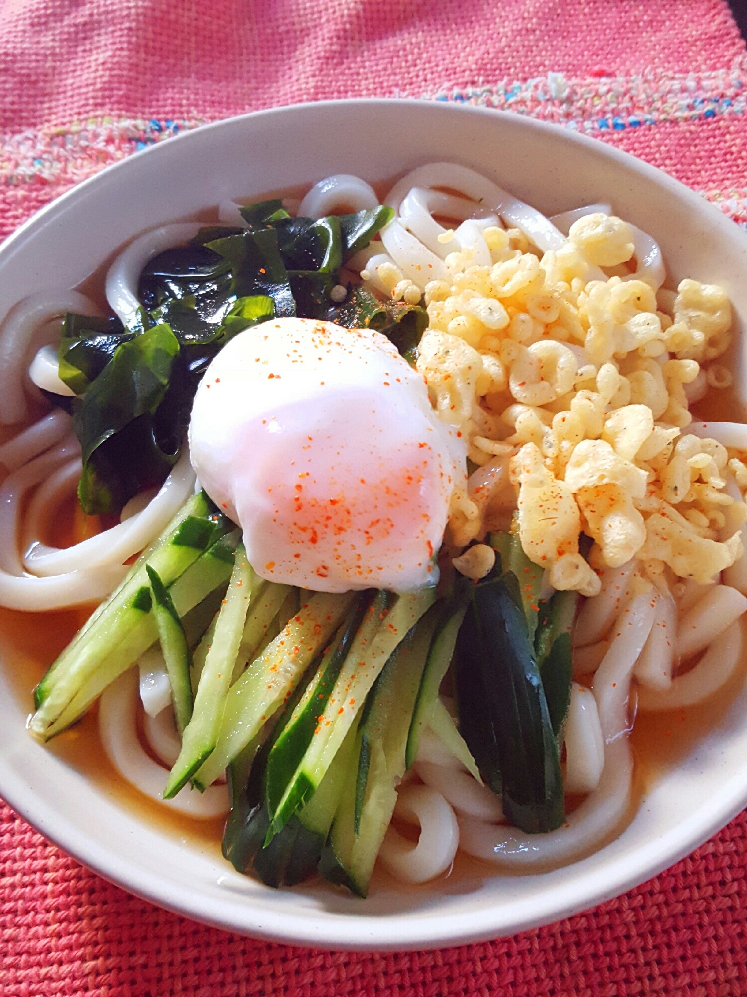 ★シンプルに♪冷やしたぬきうどん★