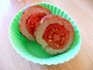 ミニトマトで作る♪スコッチエッグ風　トマト肉団子