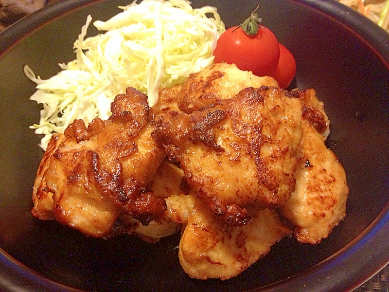 鶏胸肉の醤油麹から揚げ