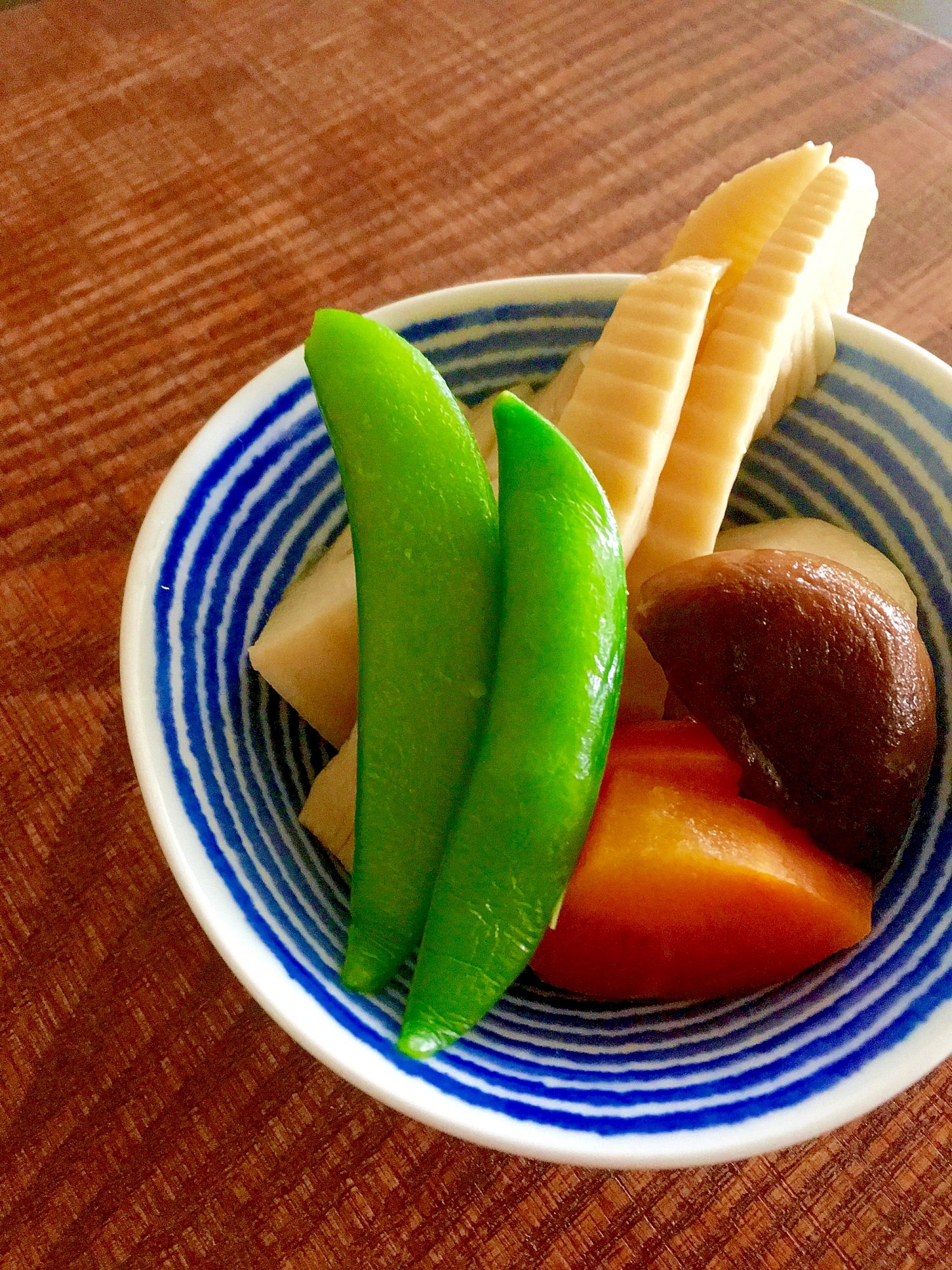 たけのことスナップえんどうの春煮物♩(小鉢に◎)