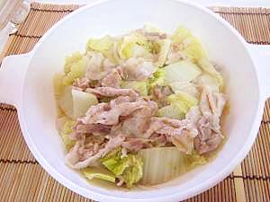 白菜と豚バラ肉の重ね煮