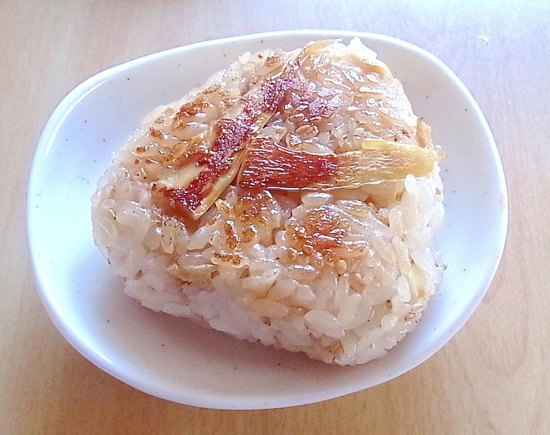 北海道　たけのこごはん焼きおにぎり