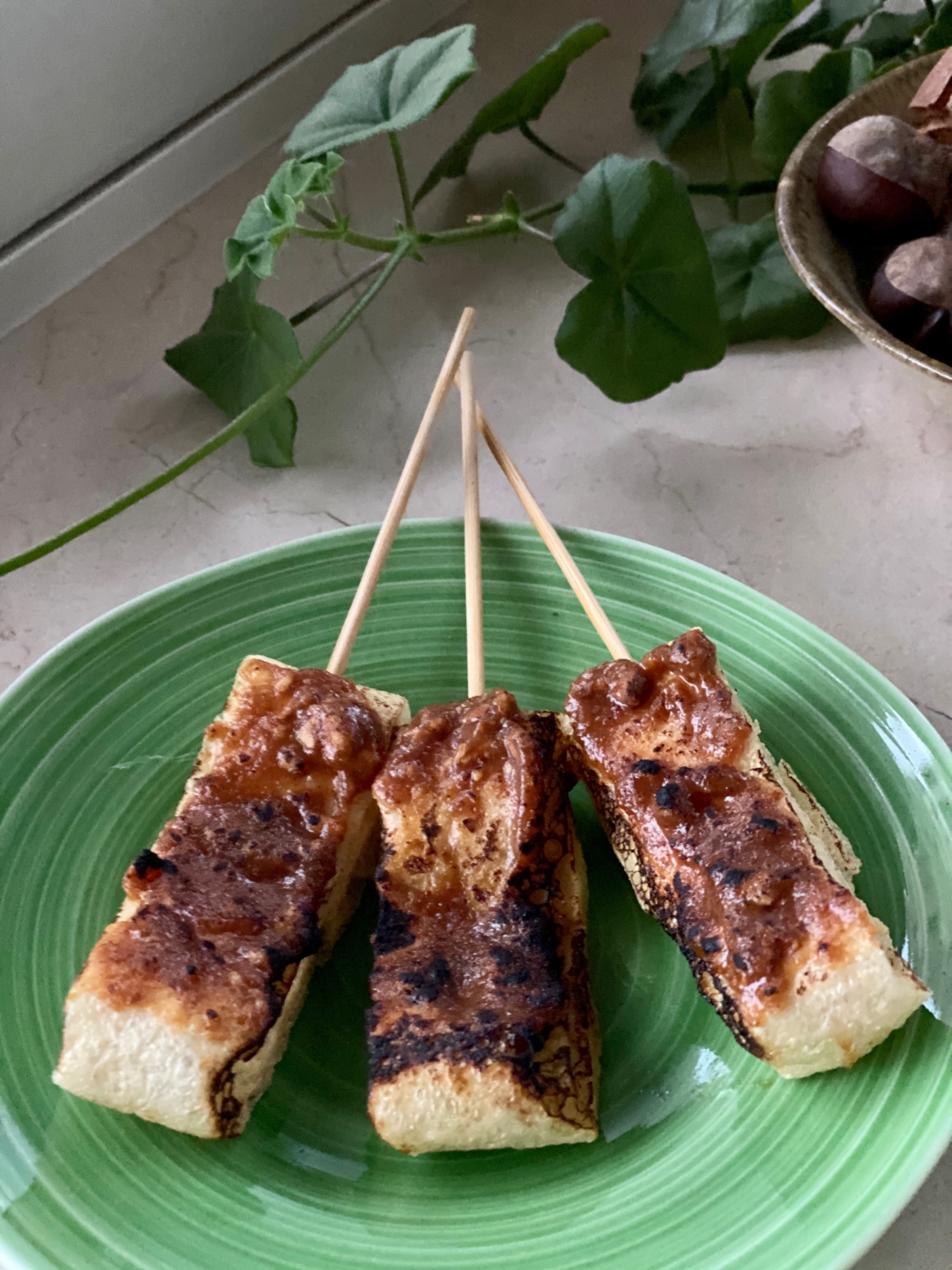 【ロカボ】油揚げの五平餅風