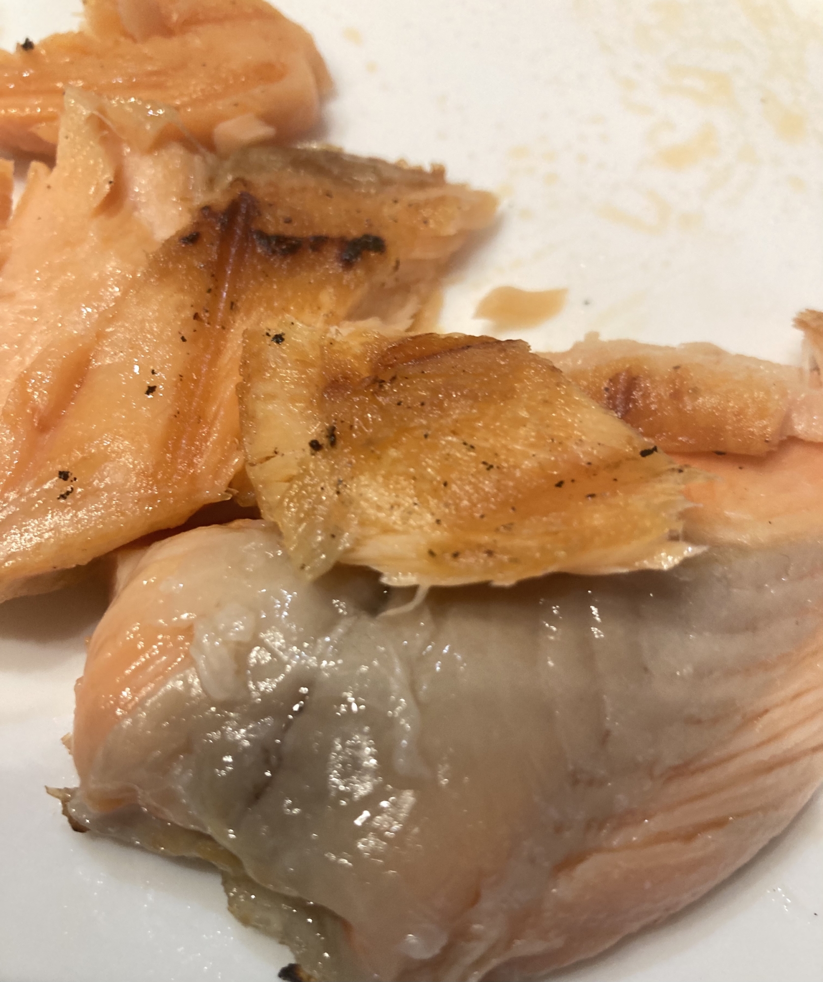 焦がし粗挽き胡椒焼きの手作り鮭フレーク