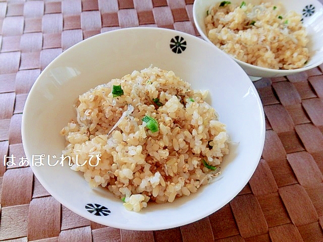 カリカリじゃことねぎの混ぜご飯✿