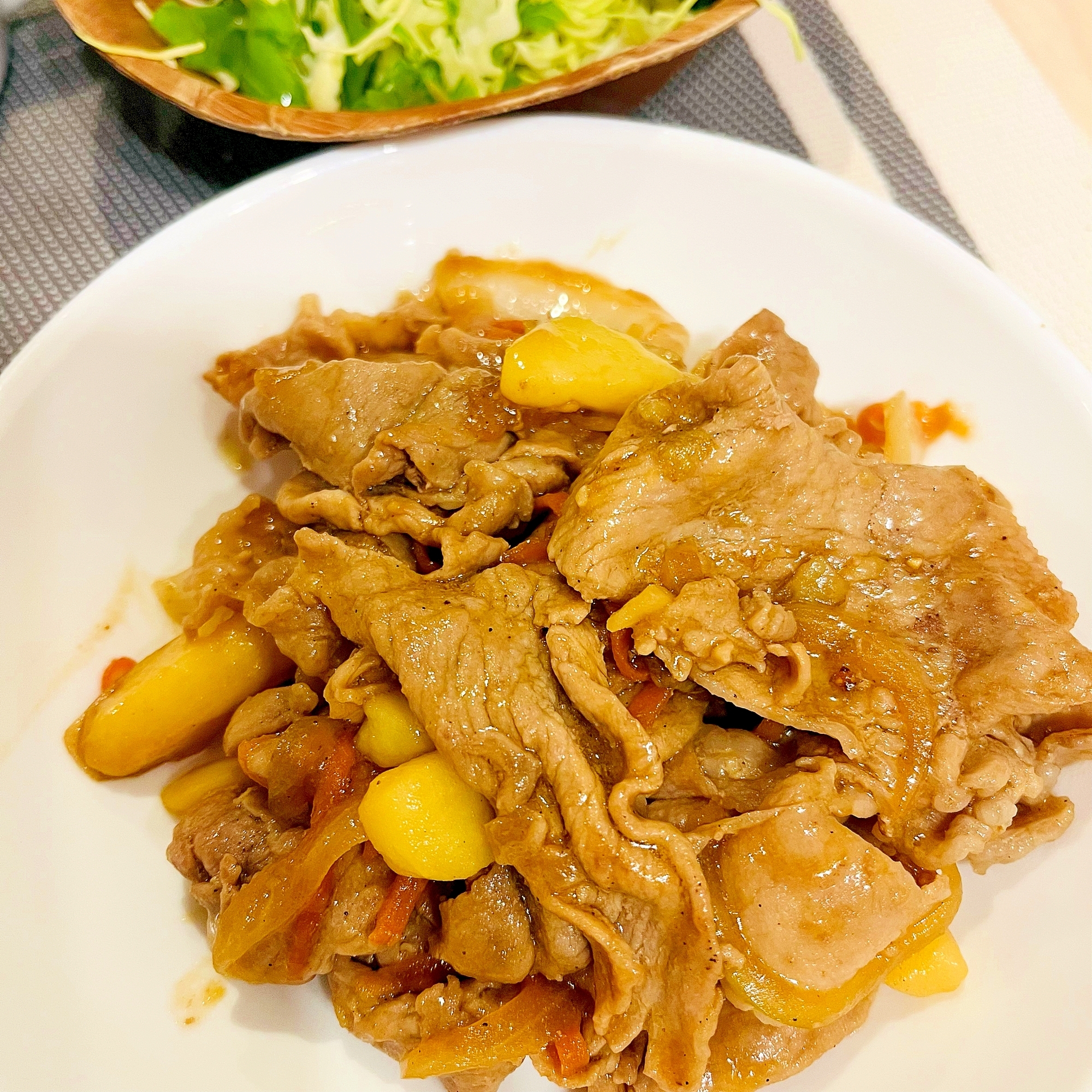 ★豚肉★じゃがいものオイスター炒め