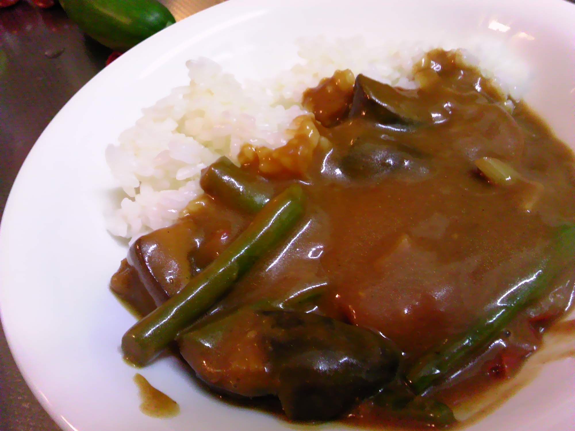 夏野菜のウインナーカレー