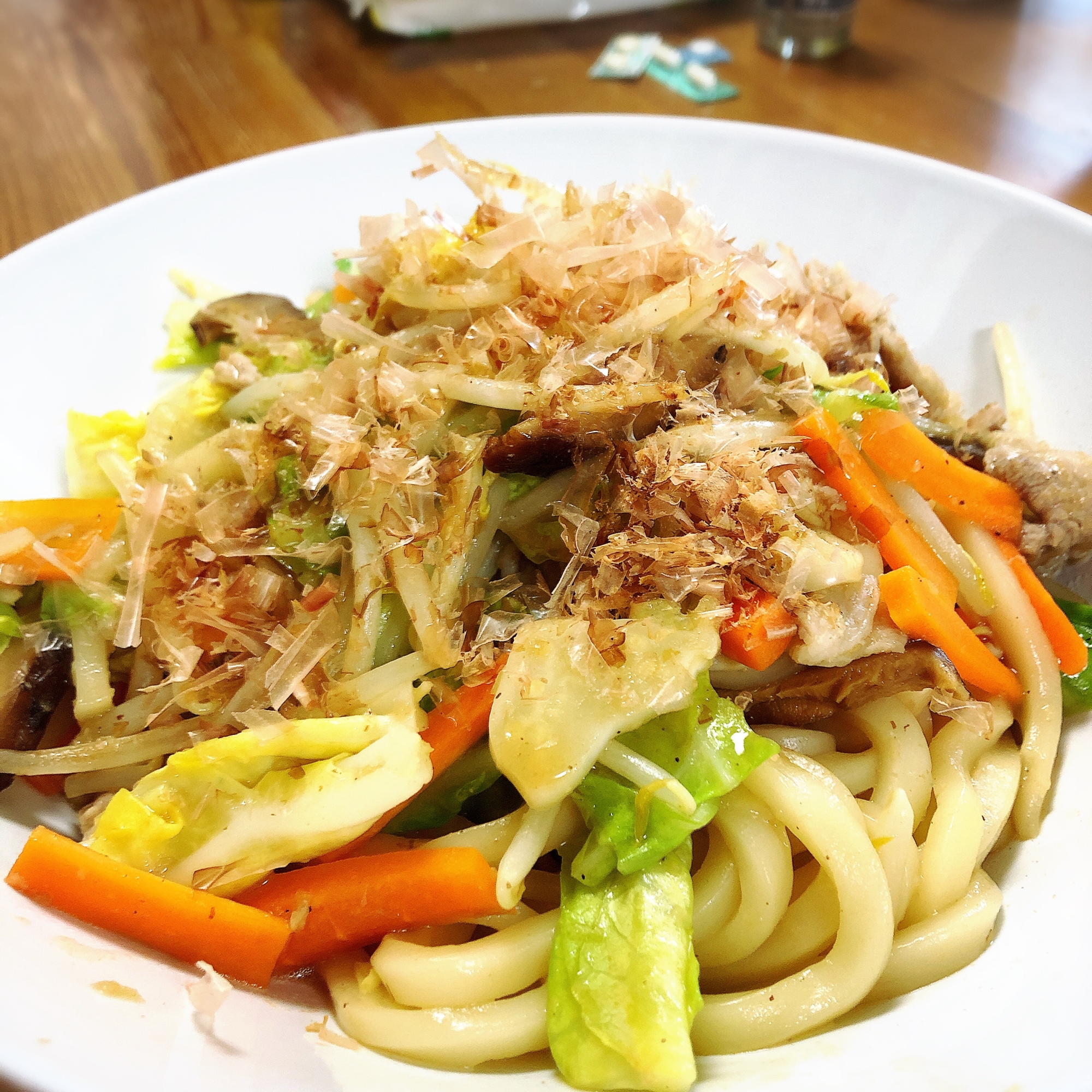 野菜たっぷり☆簡単焼うどん♪