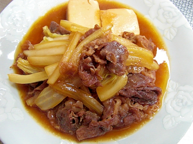 牛肉と白菜うま煮 レシピ 作り方 By Hime Tarako 楽天レシピ