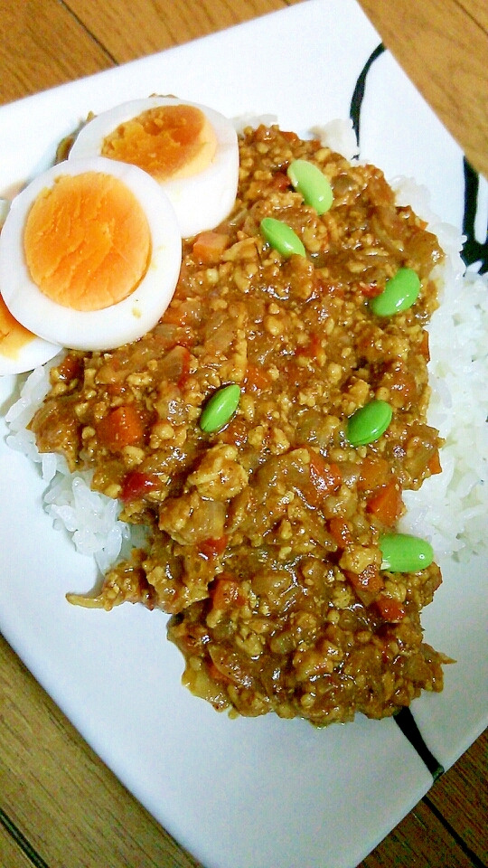 お手軽、キーマカレー