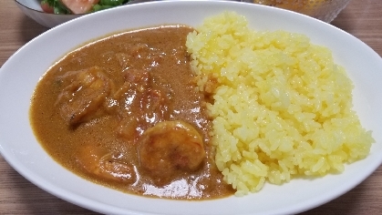 簡単本格！エビバターカレー