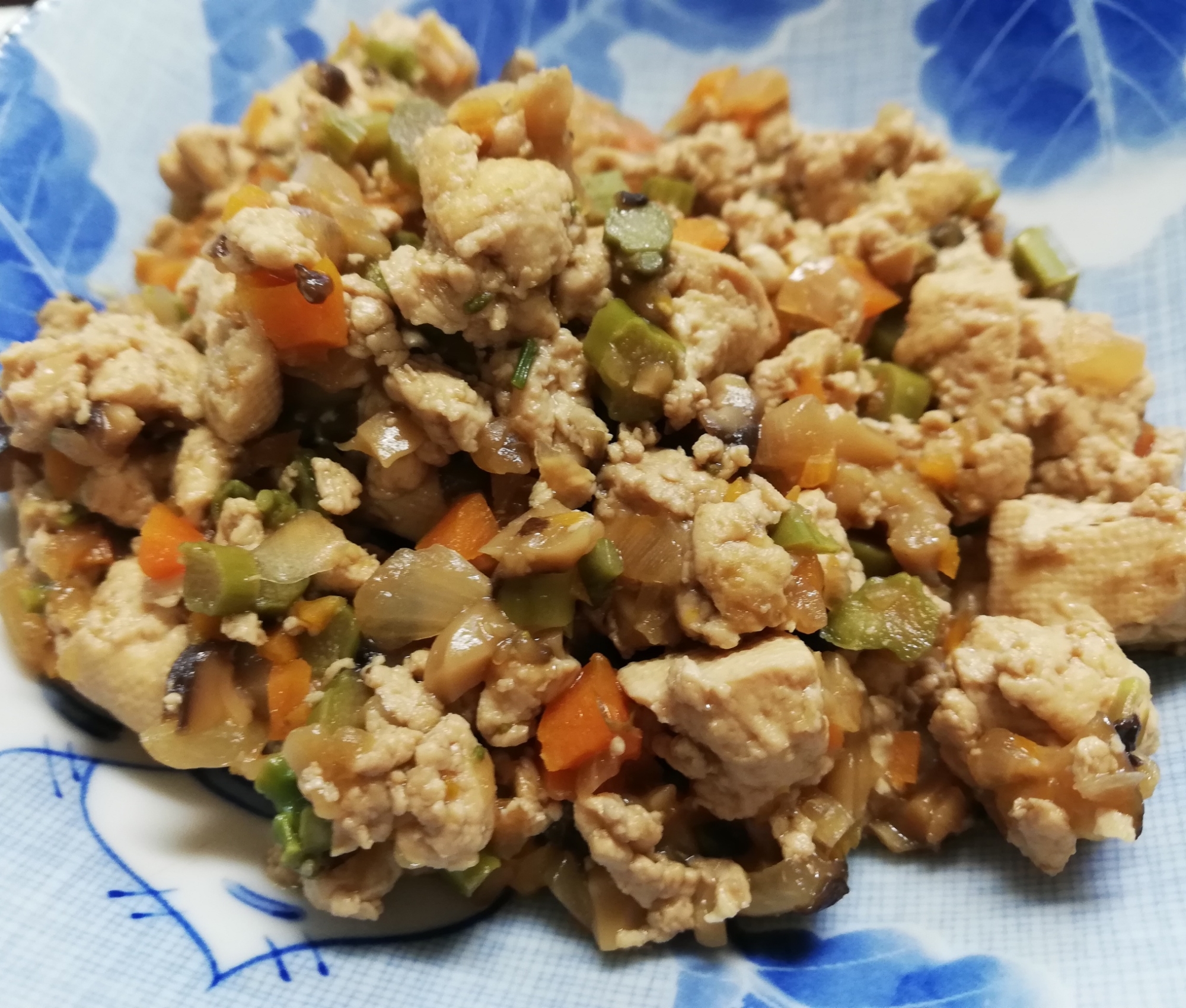 野菜たっぷり!卵なしの炒り豆腐
