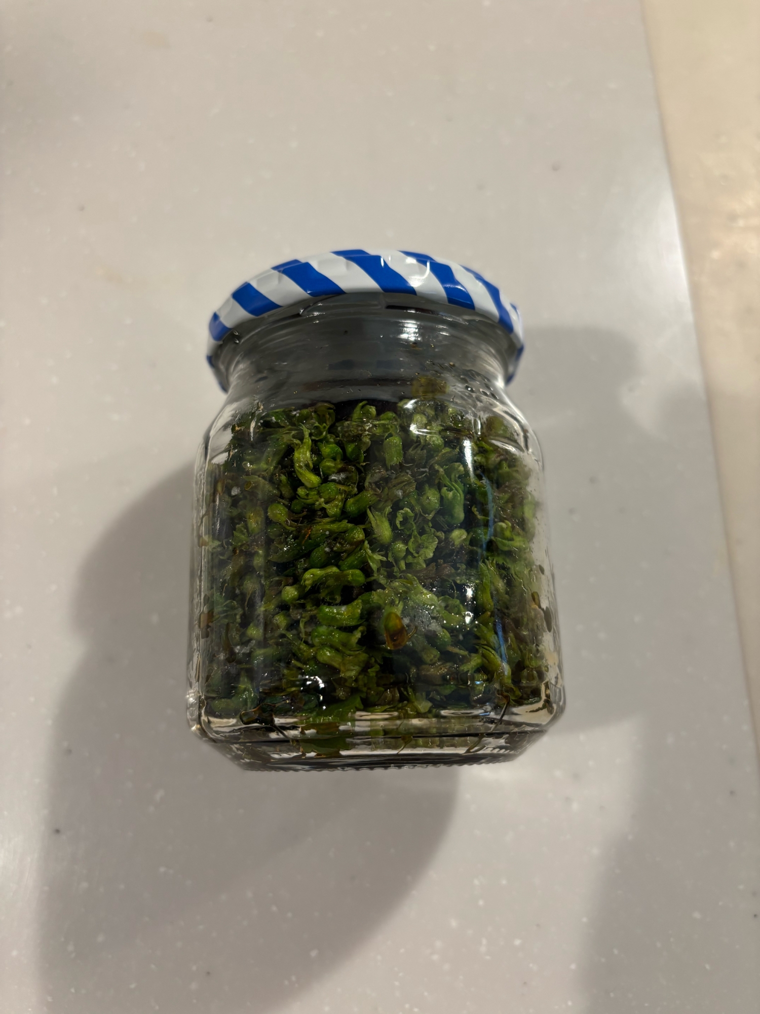 紫蘇の実の醤油漬け