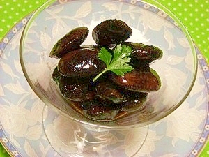 紫花豆のマロングラッセ風☆洋風煮豆
