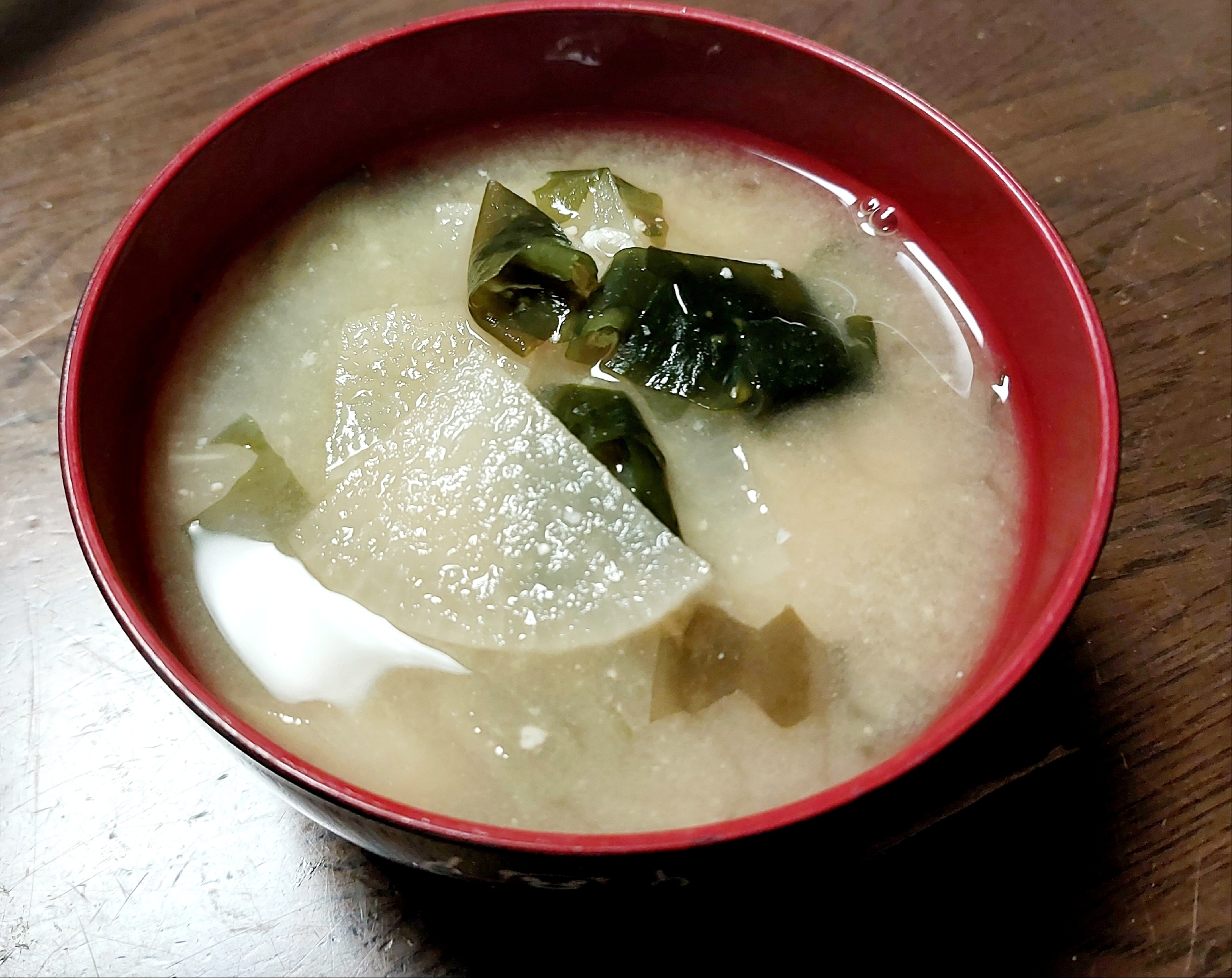 簡単☘️大根&わかめの味噌汁☘️