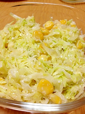 塩麹で簡単★コールスローサラダ