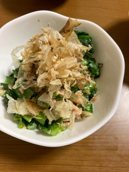 小松菜が安いときによく作っています。
栄養満点で簡単で美味しい‼️
何度もリピしてます❗️