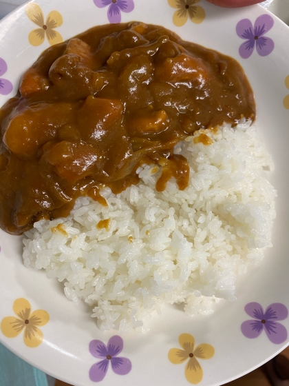 なすとじゃがいものチキンカレー＊