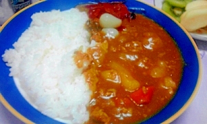 隠し味はチョコレート!カレーライス