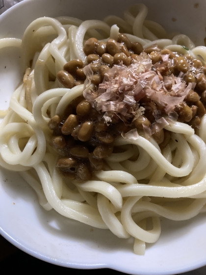 簡単！旨い！☆納豆焼きうどん☆