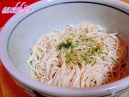 ズボラ型☆トマトジュースのぶっかけそうめん