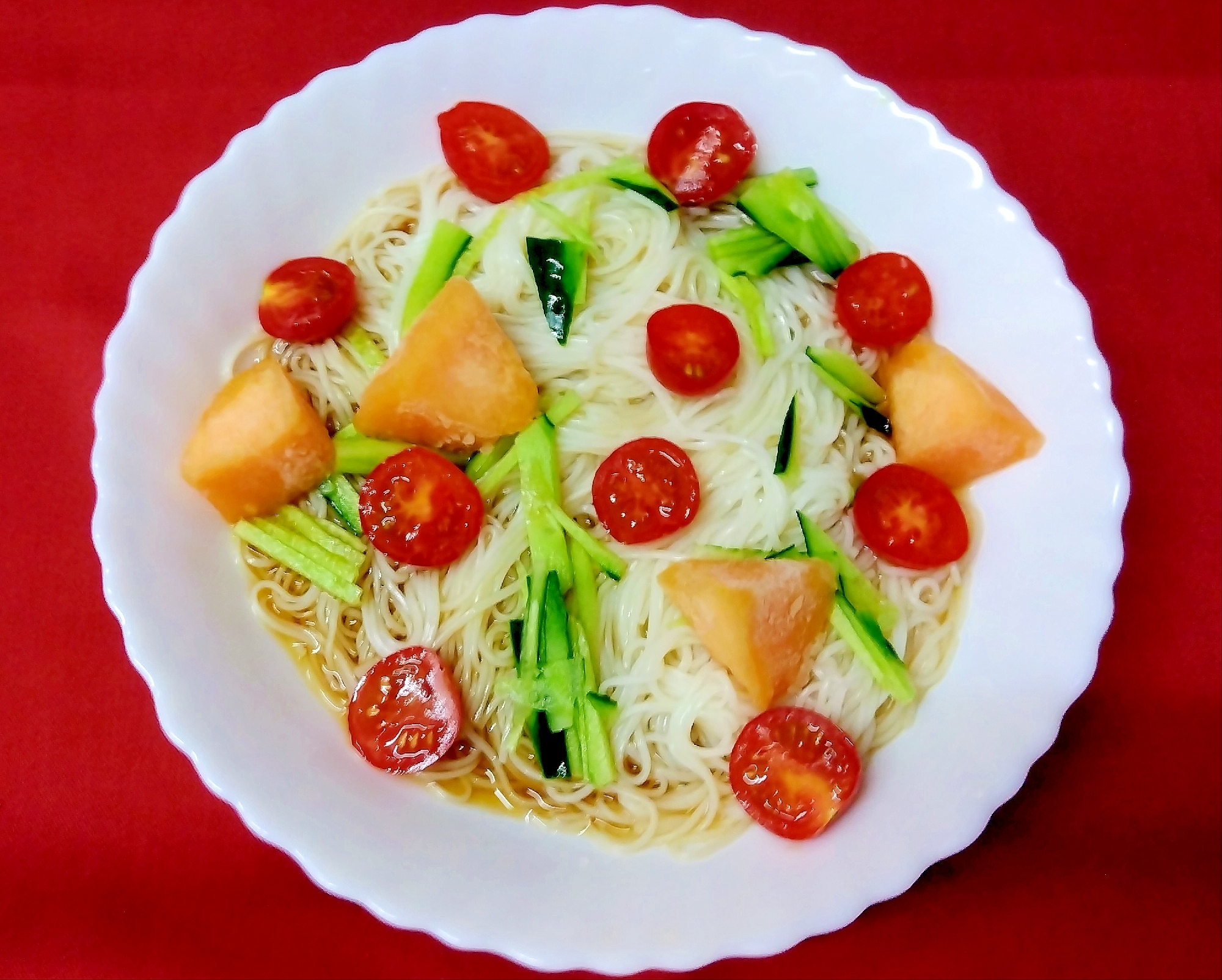 冷凍フルーツそうめん