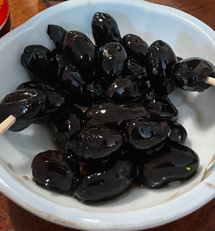 圧力鍋で黒豆煮