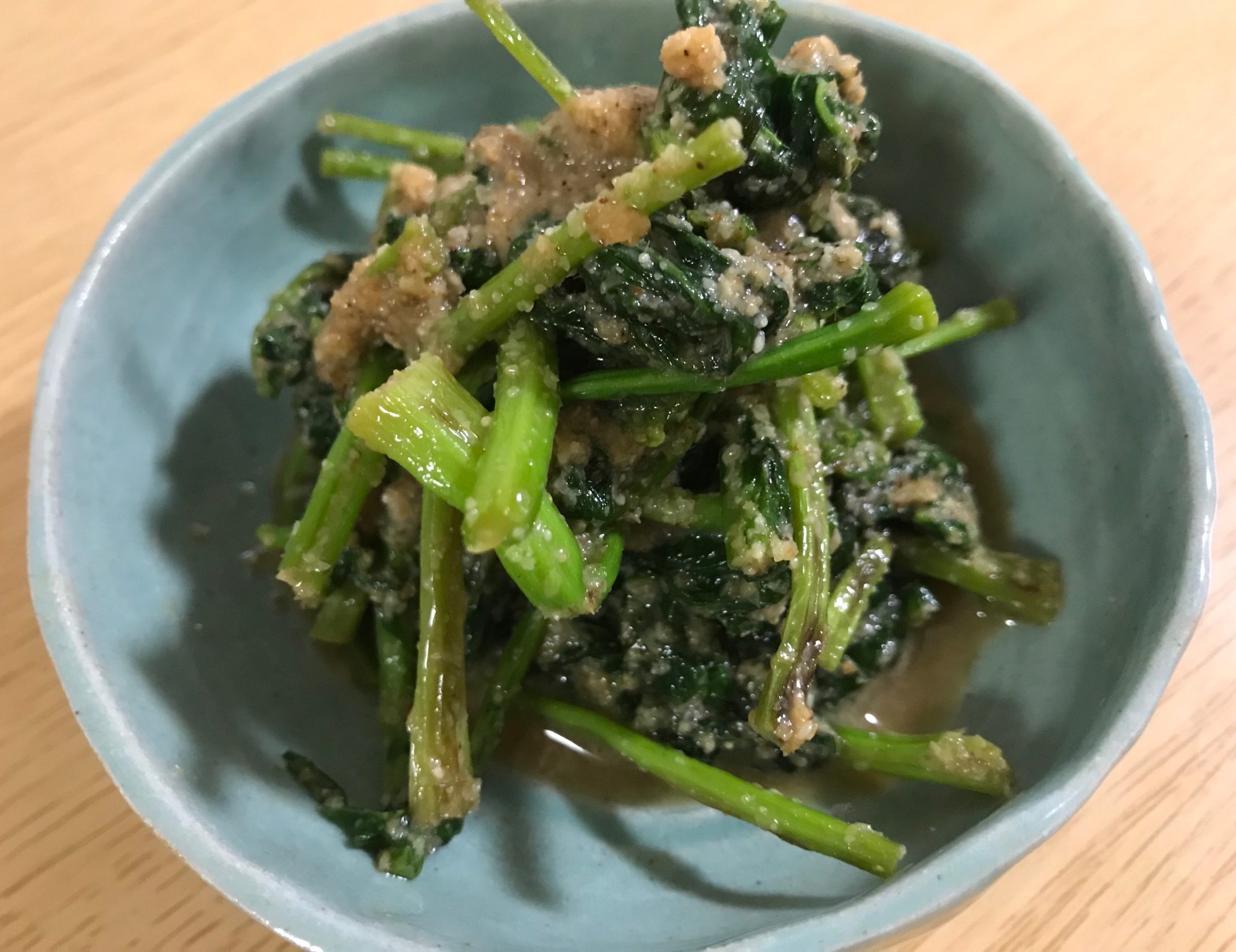 カブの葉の胡麻味噌和え