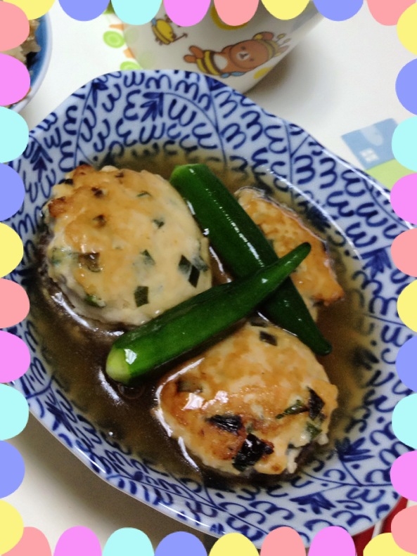 しいたけと豆腐ハンバーグ★