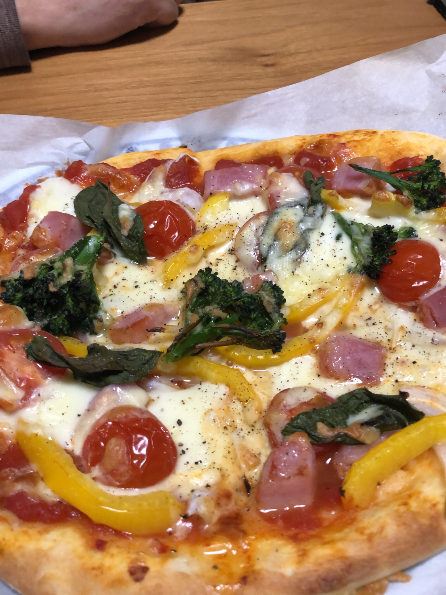 ミハルママの具沢山ピザ レシピ 作り方 By ミハルママ 楽天レシピ