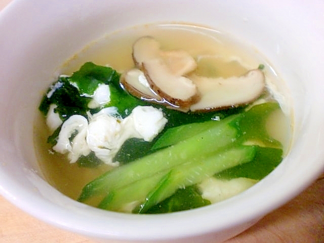 簡単に出来る胡瓜ワカメ中華スープ