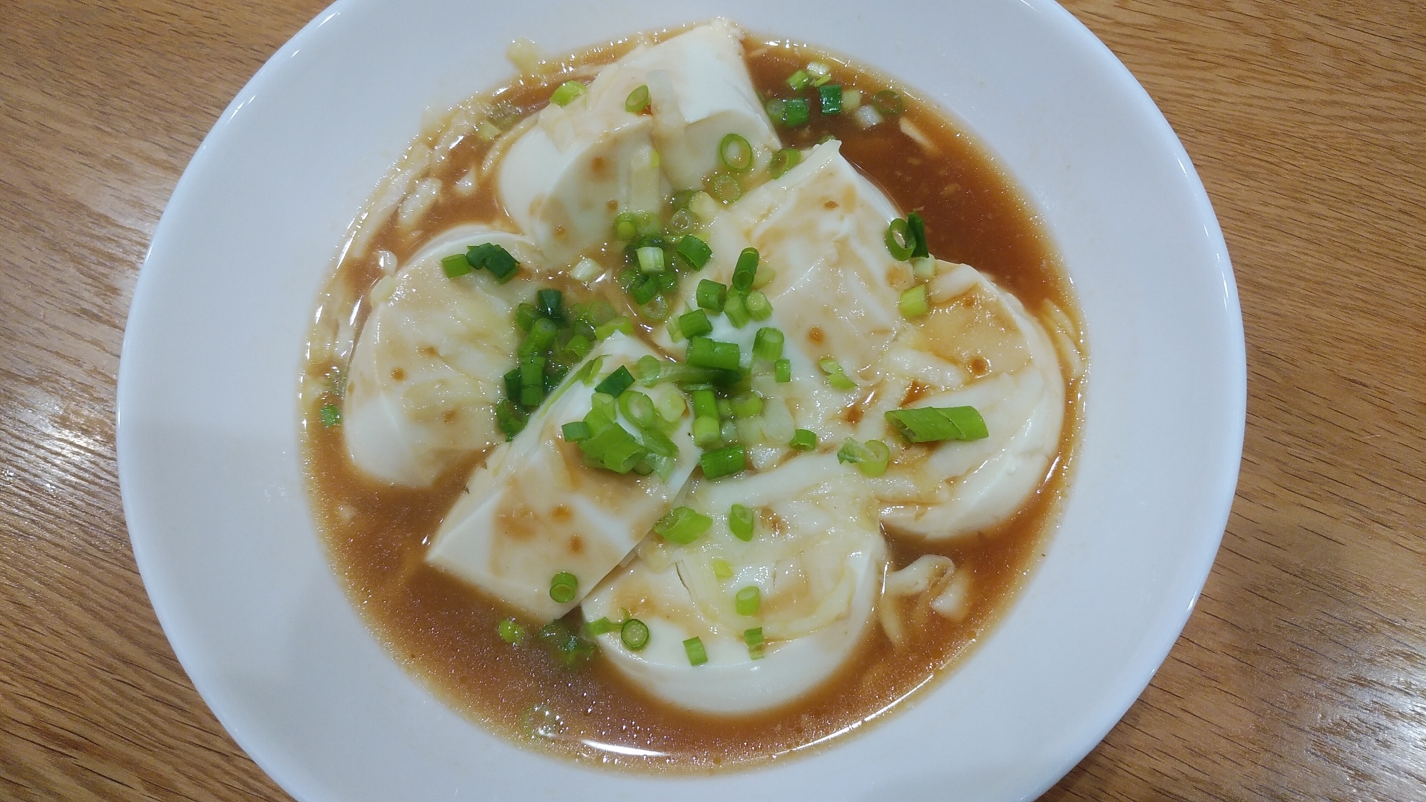 レンジでチンで焼き肉チーズ豆腐