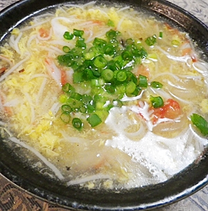 カニカマ中華スープ